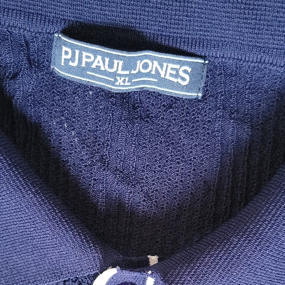 Paul Jones Navy Blue Button-Up Shirt Size XL - Picture 6 of 11